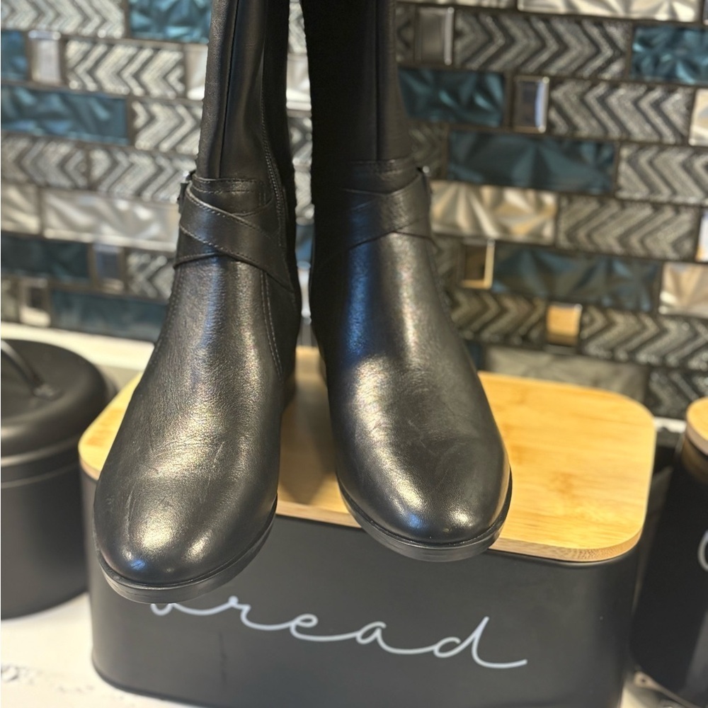 Naturalizer Black Over the Knee Boots